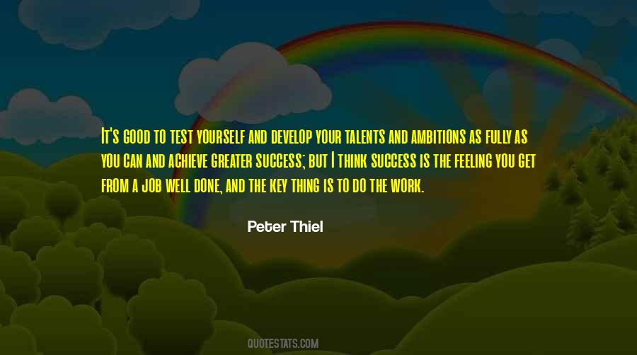 Job Done Well Quotes #833568