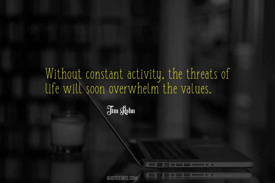 Life Threat Quotes #1120247