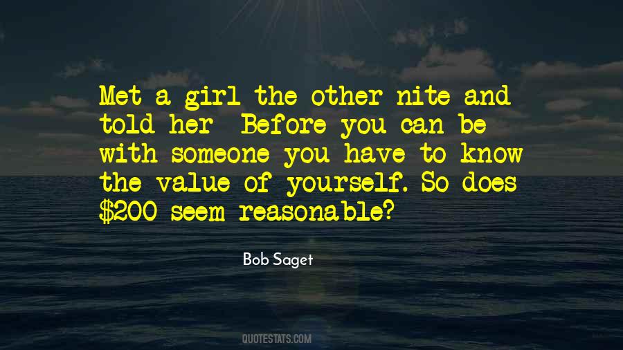Know The Value Quotes #1582232