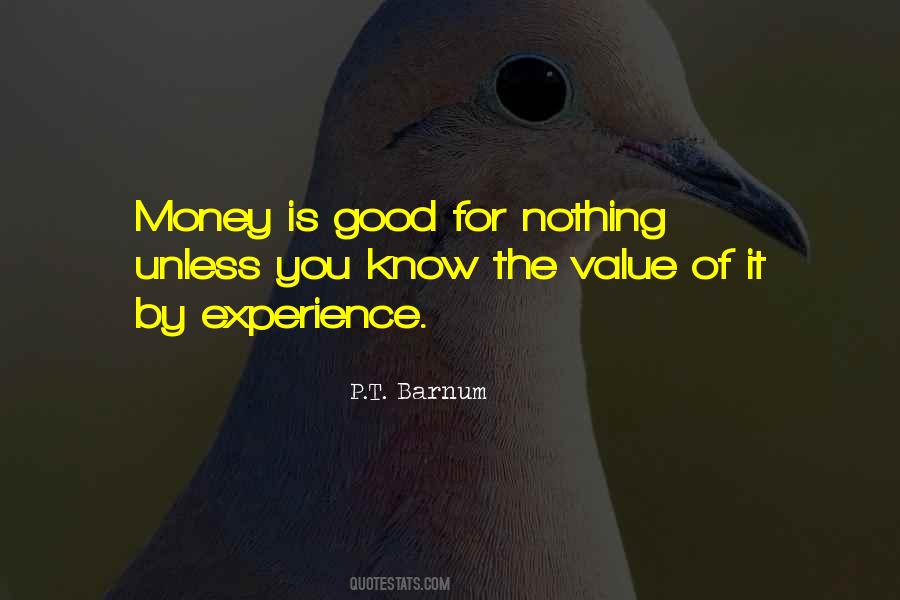 Know The Value Quotes #1679052
