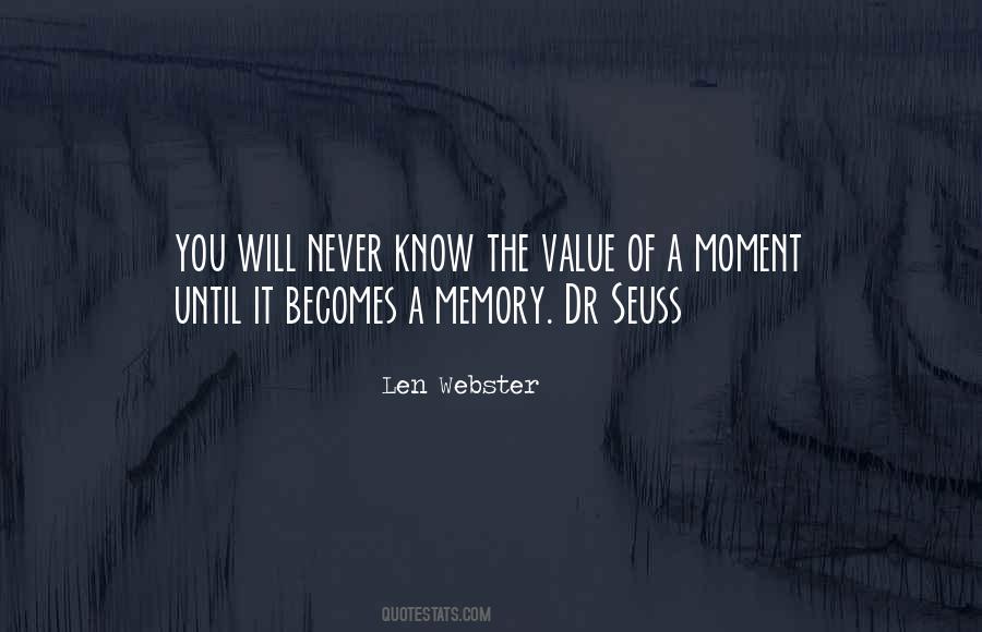 Know The Value Quotes #1735137