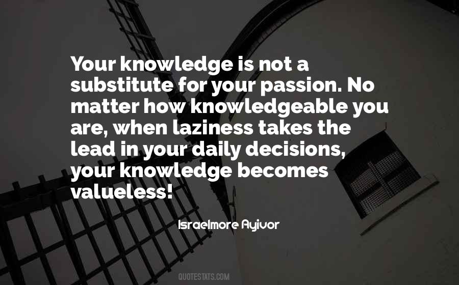 Know The Value Quotes #445217