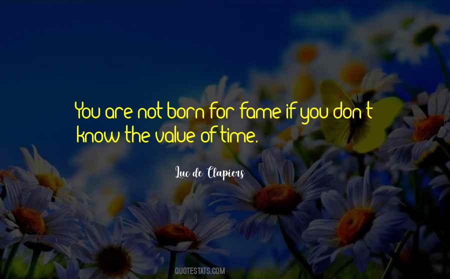 Know The Value Quotes #675910