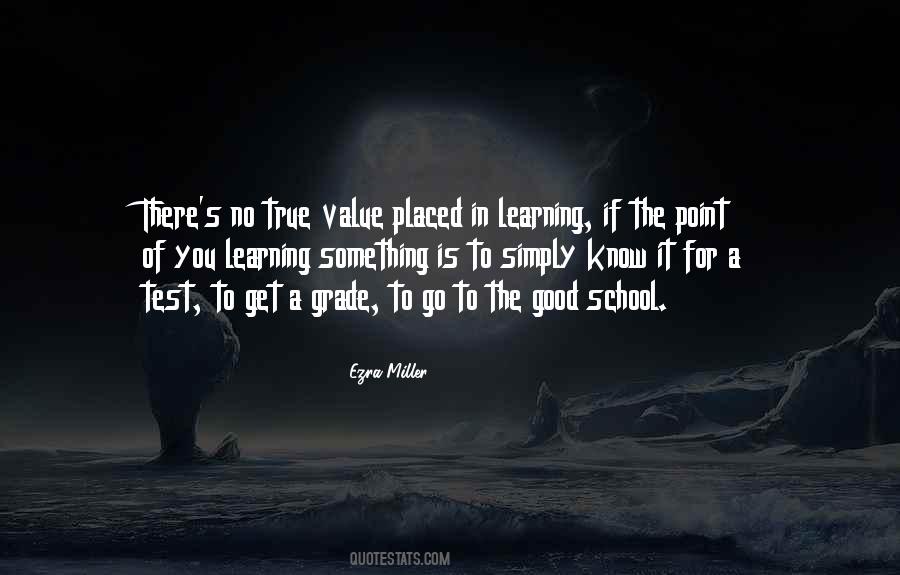 Know The Value Quotes #830753