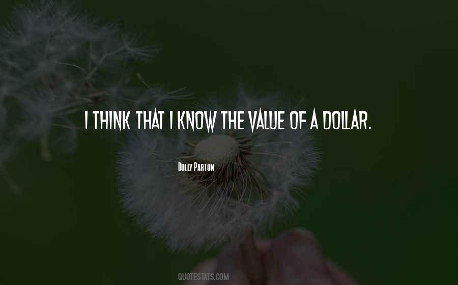 Know The Value Quotes #835807