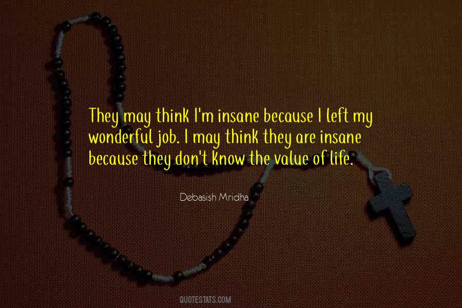 Know The Value Quotes #941078