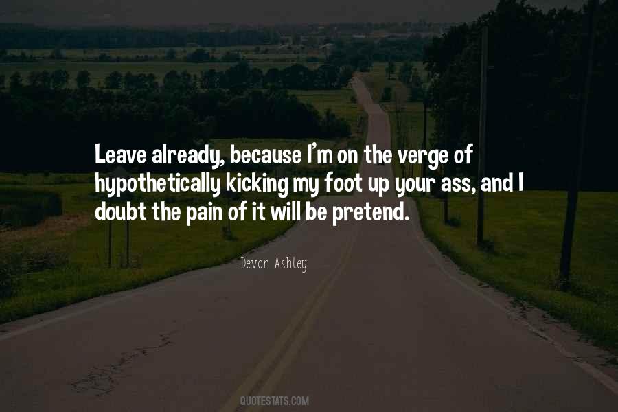 Up And Leave Quotes #51890
