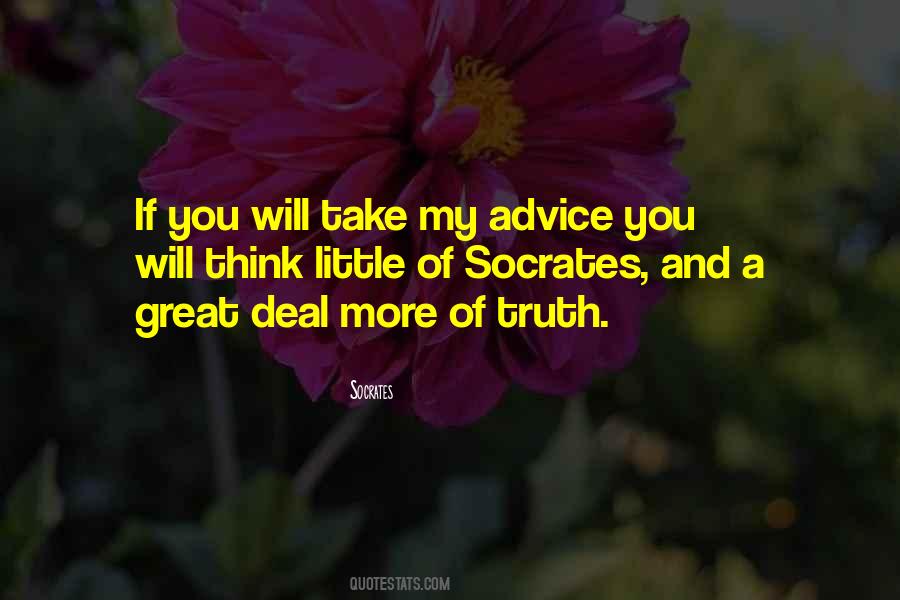 Take My Advice Quotes #1205268