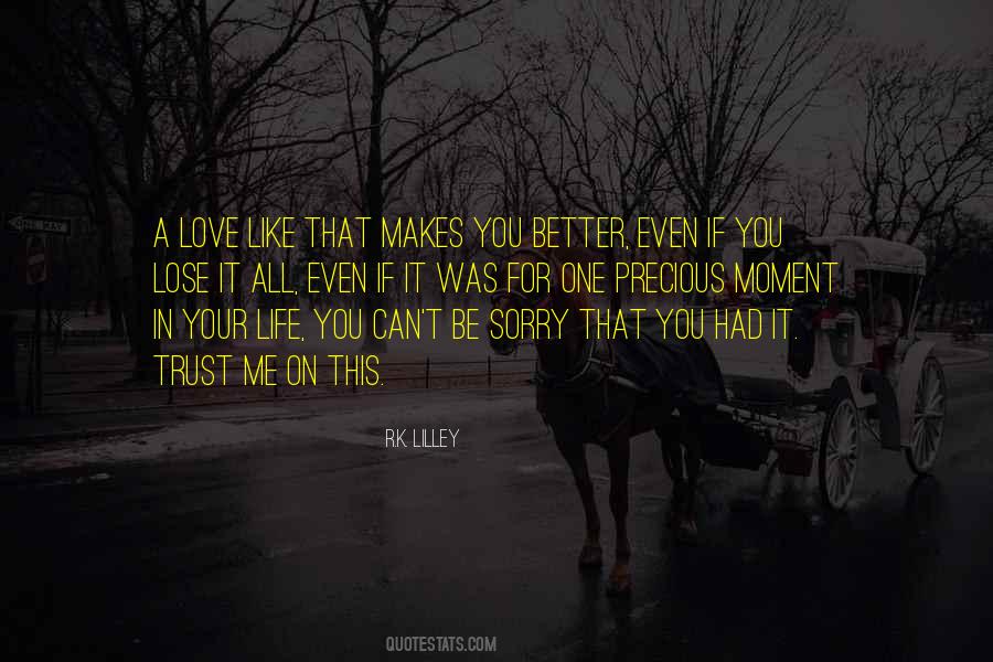 Love Your Sorry Quotes #1067310