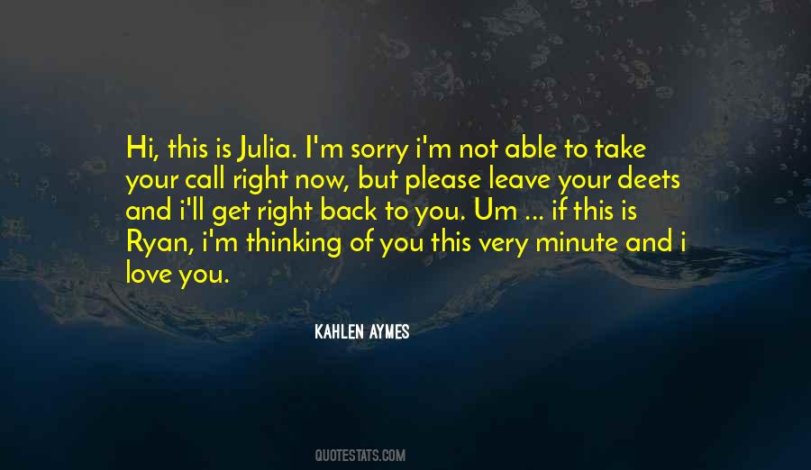 Love Your Sorry Quotes #952600