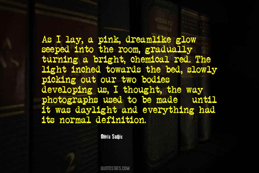 Pink Light Quotes #645024