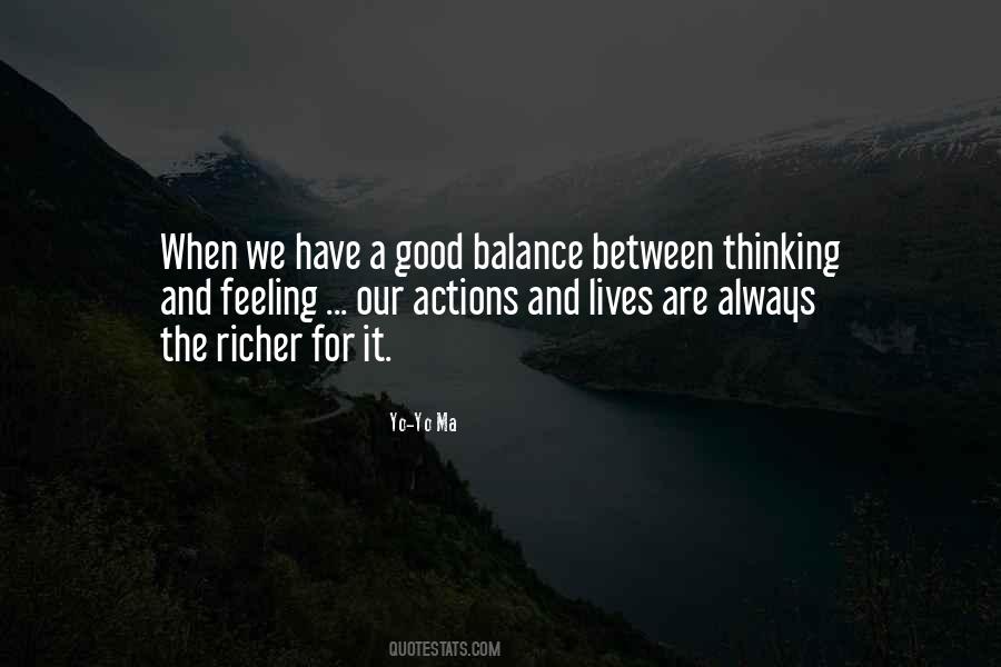 Good Balance Quotes #335567