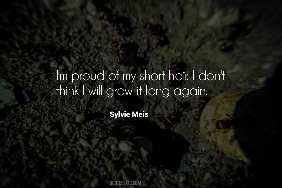 Short Hair Again Quotes #533705