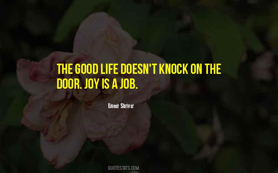 Knock On The Door Quotes #1043813