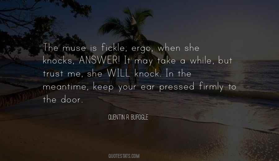 Knock On The Door Quotes #301560