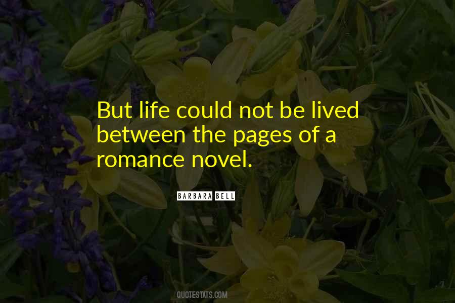 Novel Life Quotes #189135