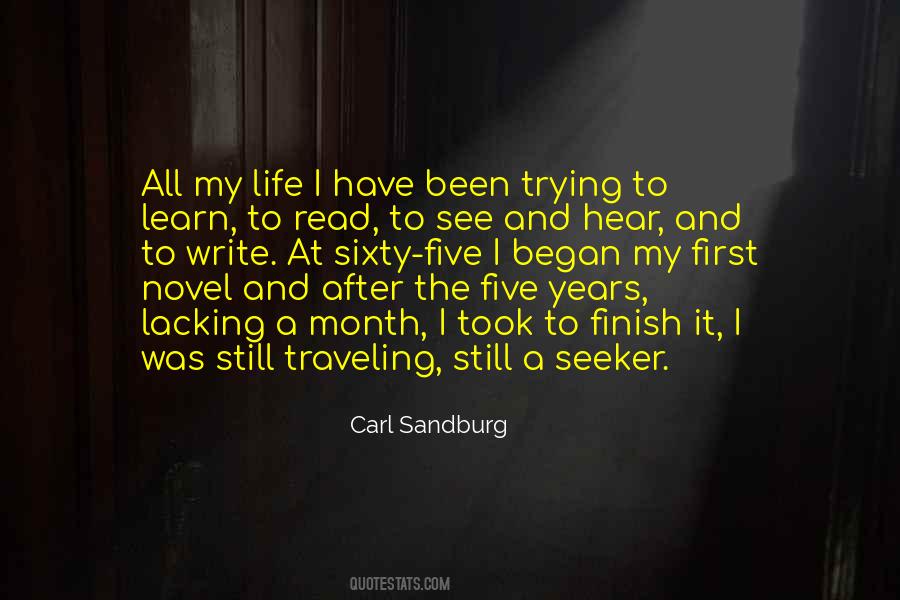 Novel Life Quotes #356939