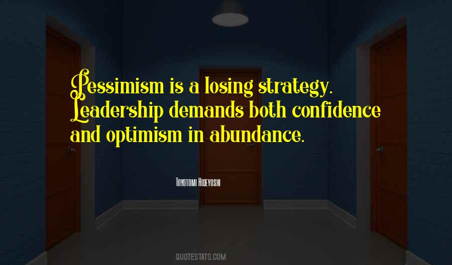 Leadership Confidence Quotes #1155319