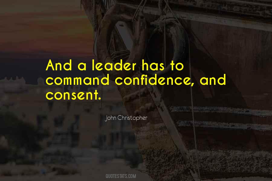 Leadership Confidence Quotes #1216963