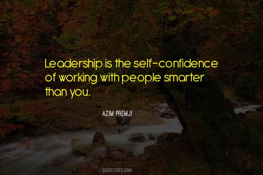 Leadership Confidence Quotes #1314263