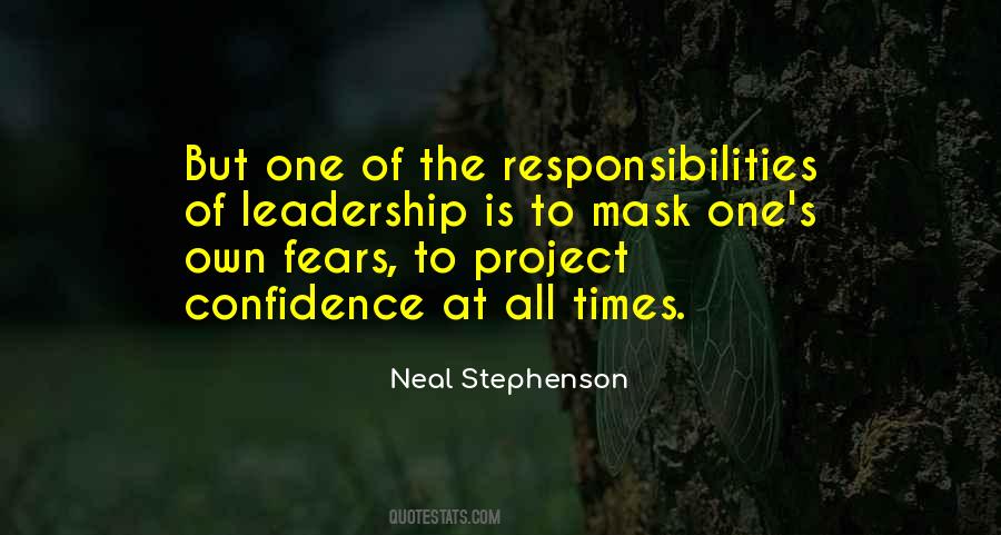 Leadership Confidence Quotes #347263