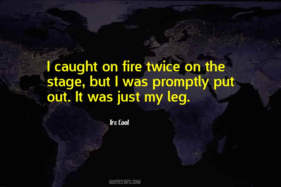 Caught On Fire Quotes #1323448
