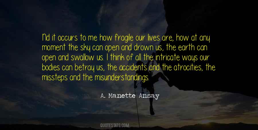 Quotes About How Fragile Life Can Be #76897