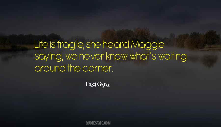 Quotes About How Fragile Life Can Be #900931