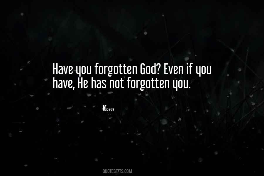 Quotes About You Have Forgotten #471211