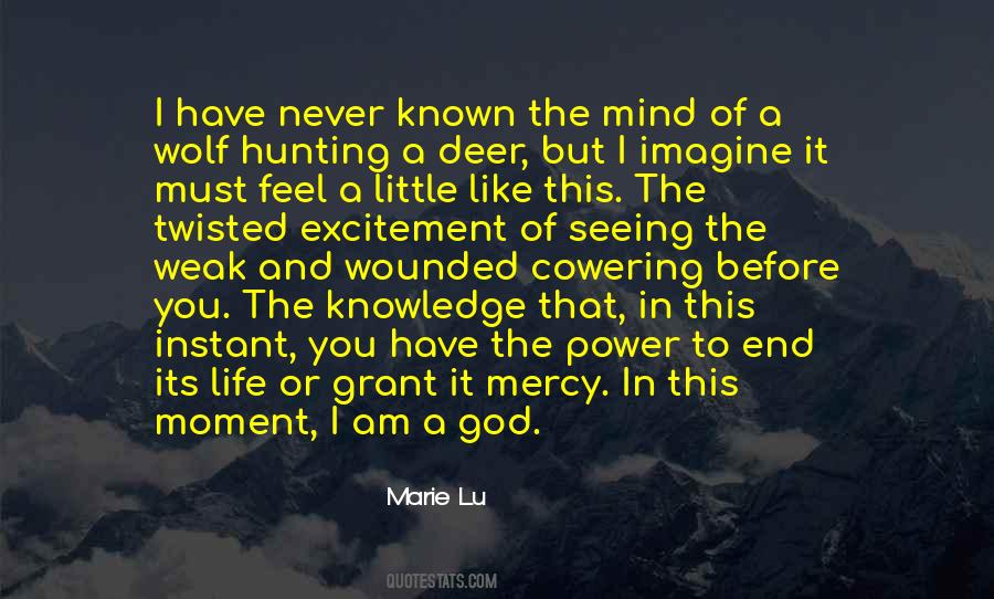 Mercy Is For The Weak Quotes #1814946