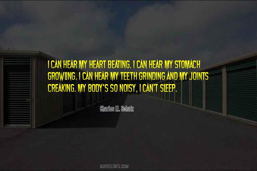 Hear My Heart Beating Quotes #672051