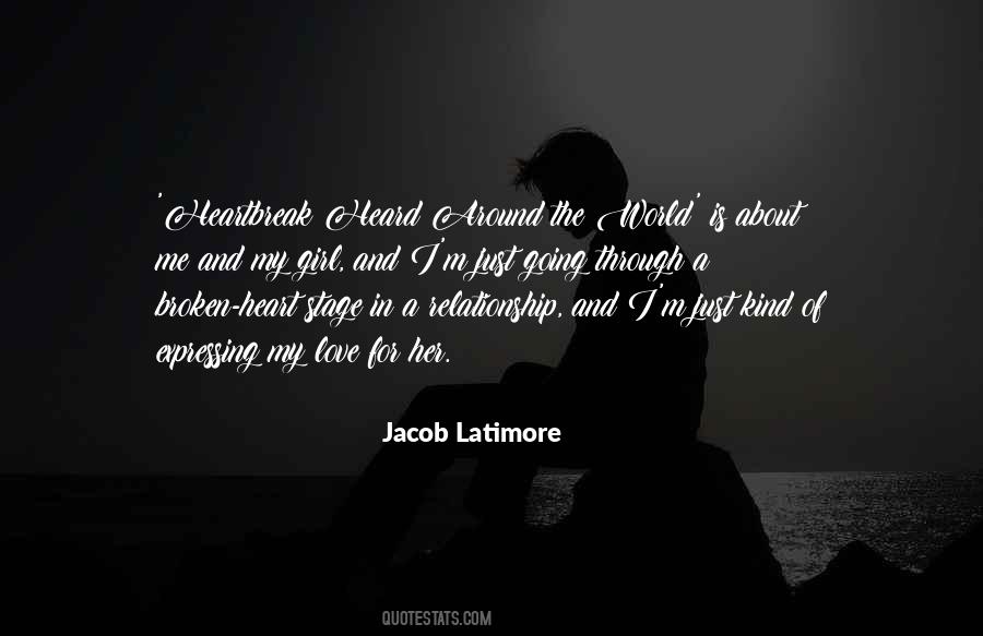 Her Broken Heart Quotes #1032450