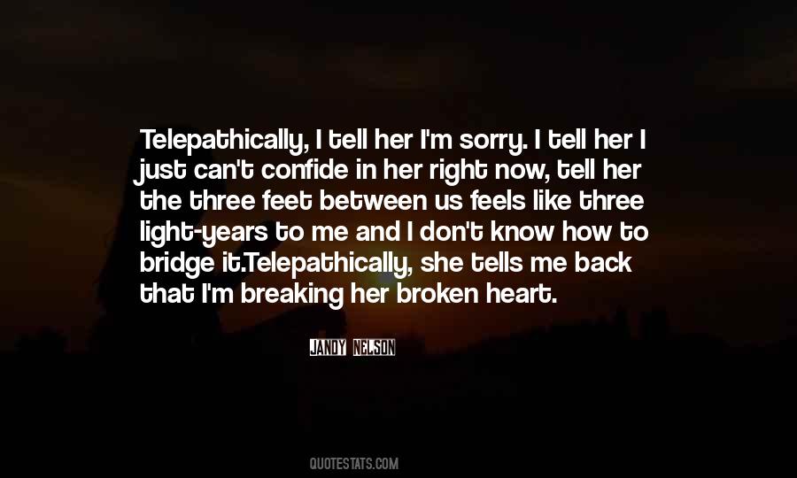 Her Broken Heart Quotes #1099472
