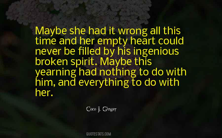 Her Broken Heart Quotes #1579159