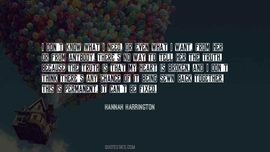 Her Broken Heart Quotes #482906