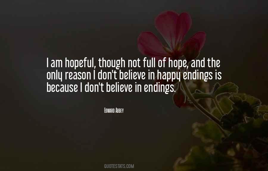 I Believe In Hope Quotes #1326764