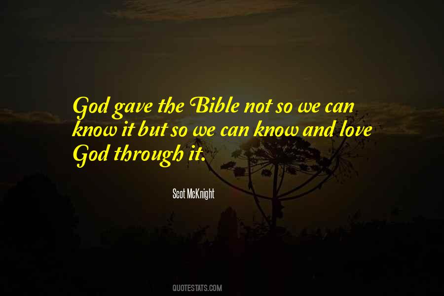 Love And The Bible Quotes #1181295