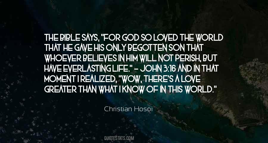 Love And The Bible Quotes #1357574