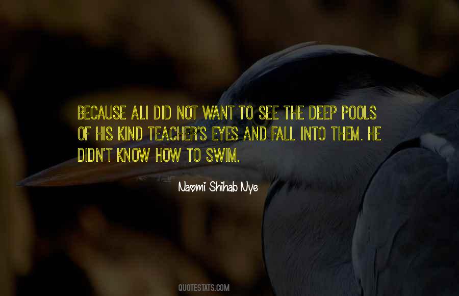 Swim Teacher Quotes #815237