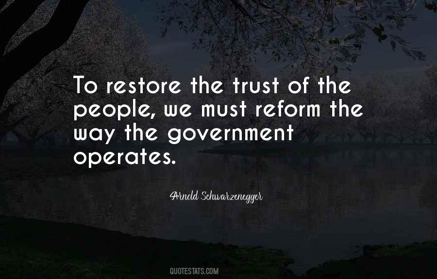 Trust Government Quotes #73725