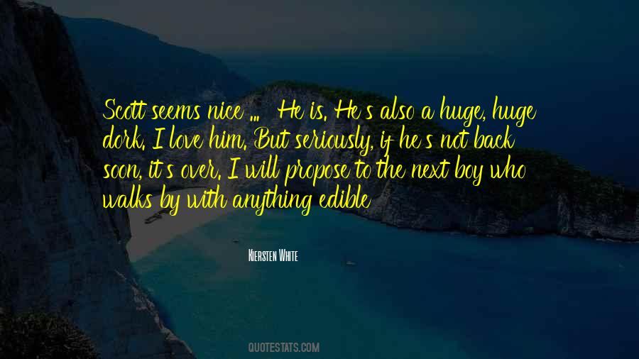 A Nice Love Quotes #1027620