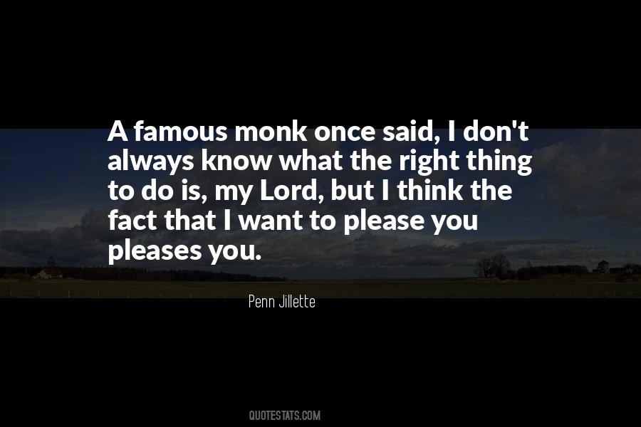 Famous Monk Quotes #894543
