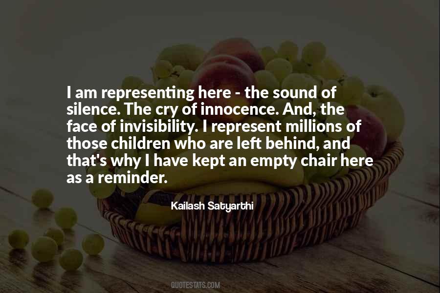 An Empty Chair Quotes #1845272