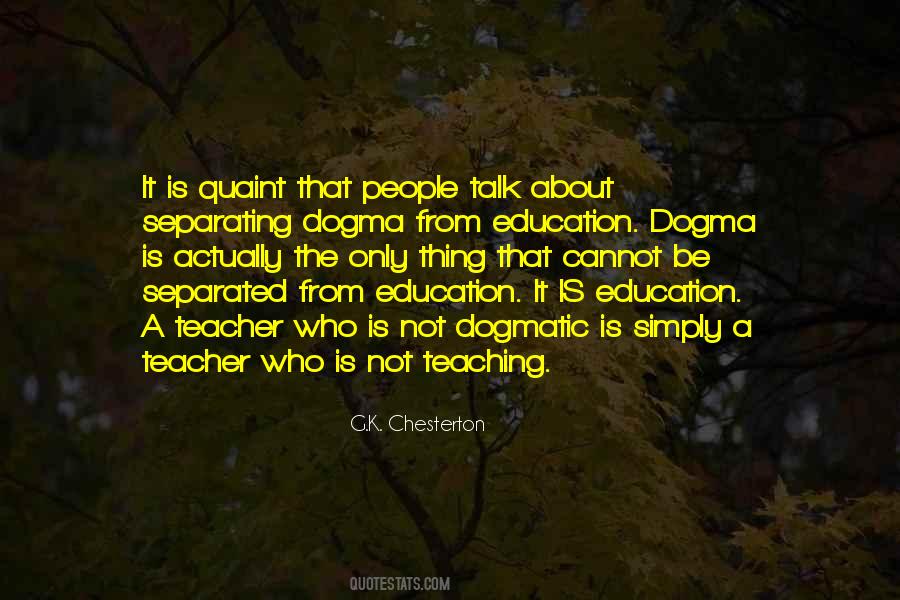 Teacher Talk Quotes #1157519