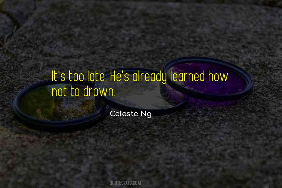 How Not To Drown Quotes #618119