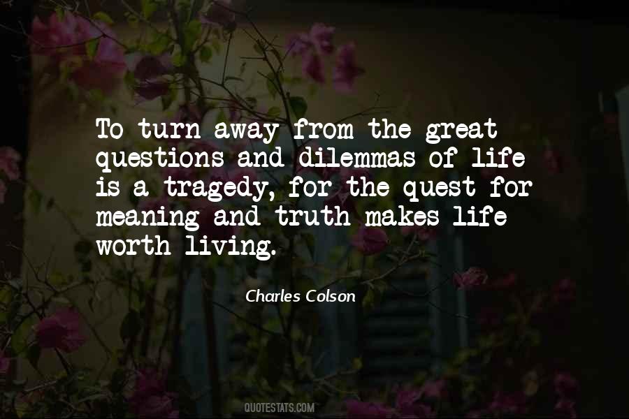 Life Is A Tragedy Quotes #988326