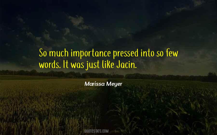 Quotes About The Importance Of Words #1261262