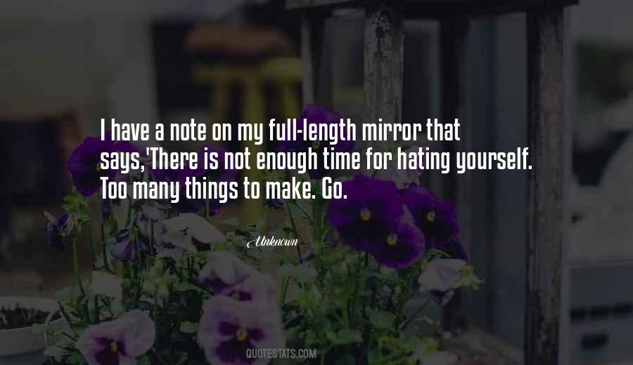 Have Time For Yourself Quotes #512996