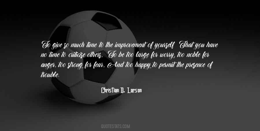 Have Time For Yourself Quotes #526214