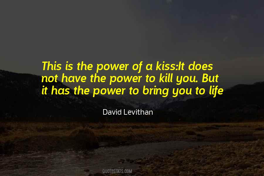 Kiss Of Life Quotes #869828